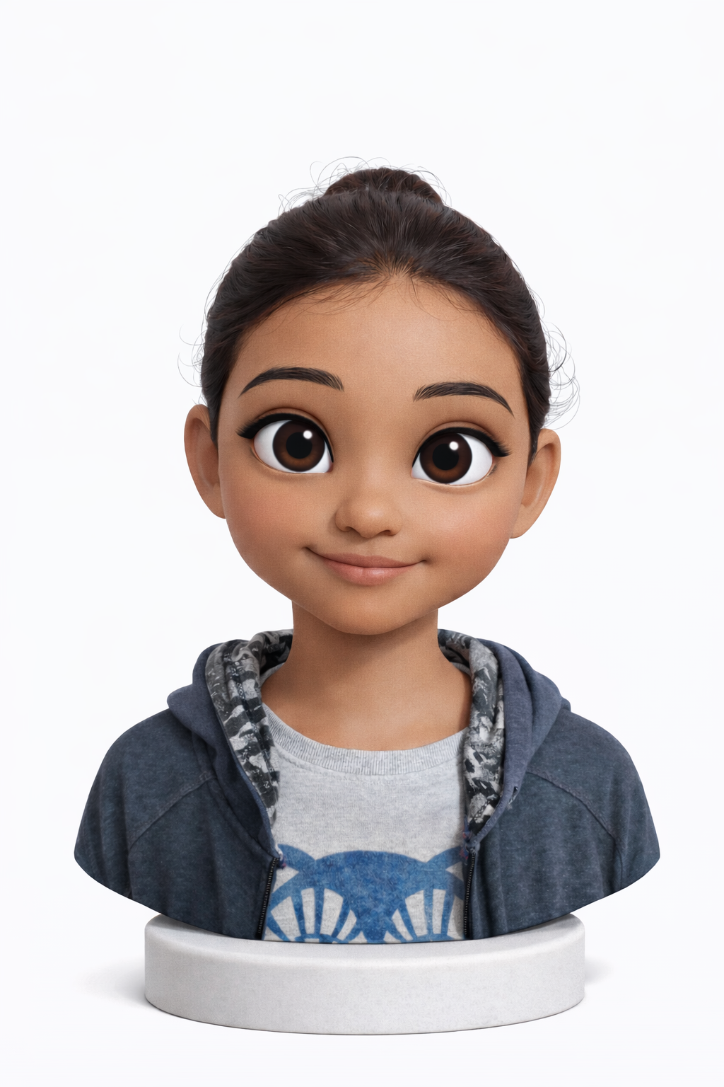 Custom 3D Printed Figurine | Personalized Portrait Sculpture