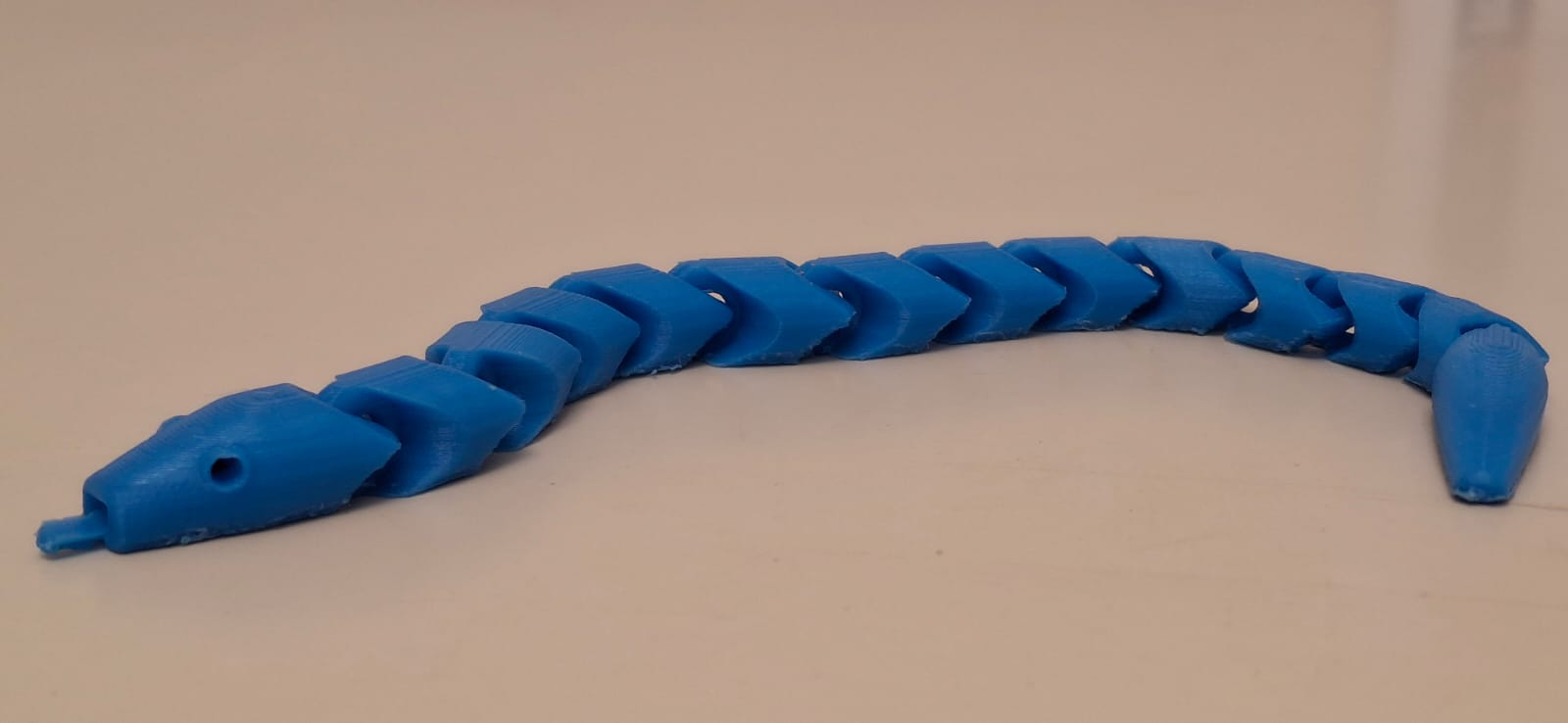 3D Printed Snake Decor – Flexible Articulated Reptile Showpiece for Home & Office