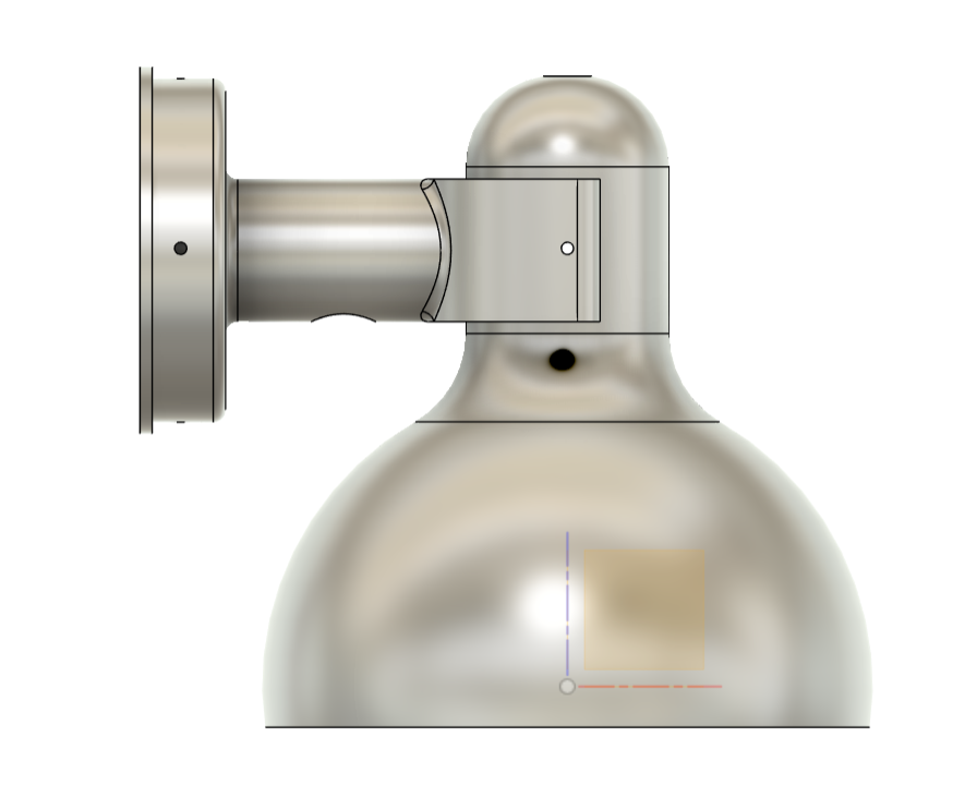 Modern 3D Printed Wall Light Fixture | Minimalist LED Wall Lamp