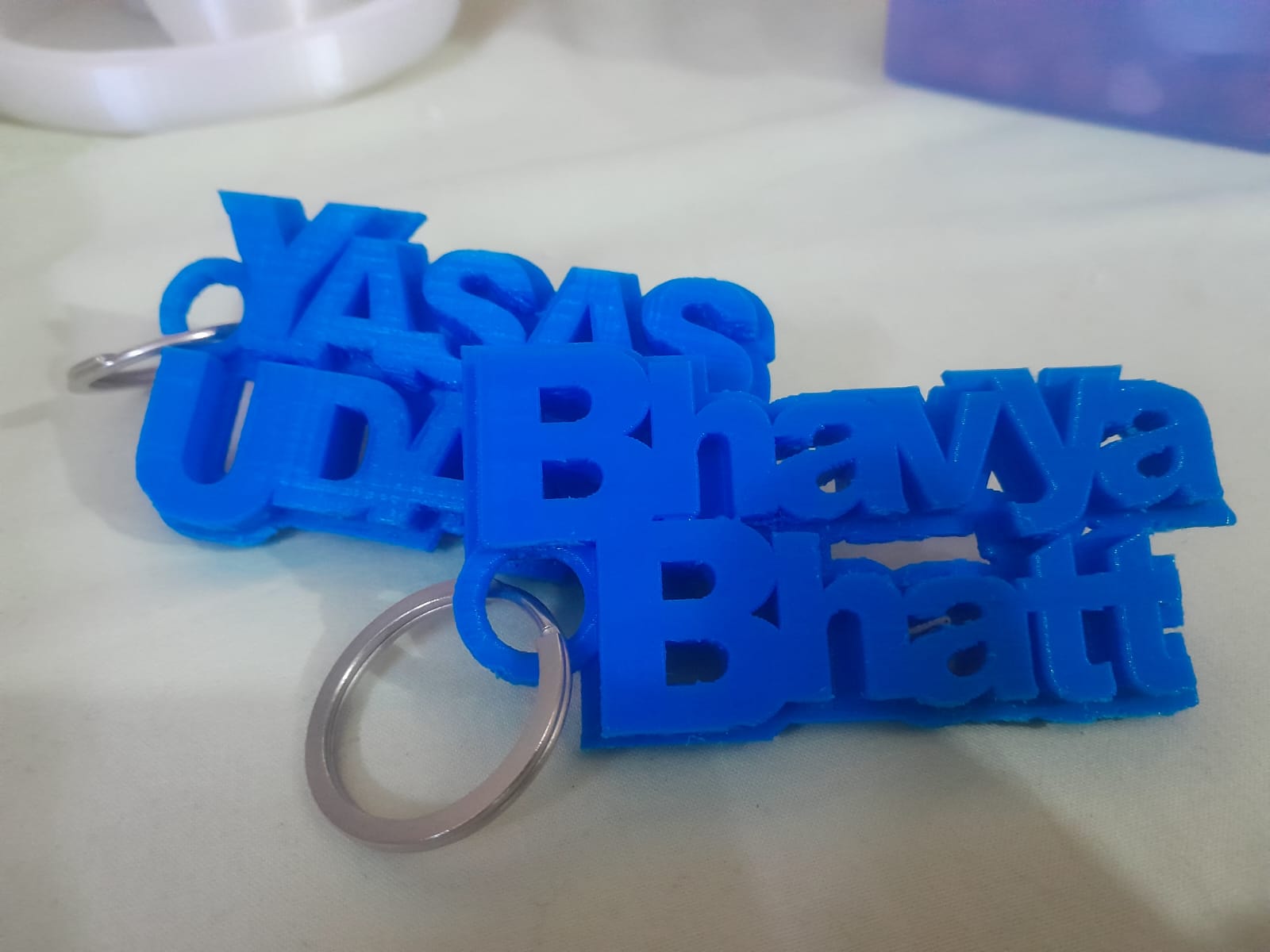 🔑 3D Printed Customized Name Keyring | Personalized Keychain Gift