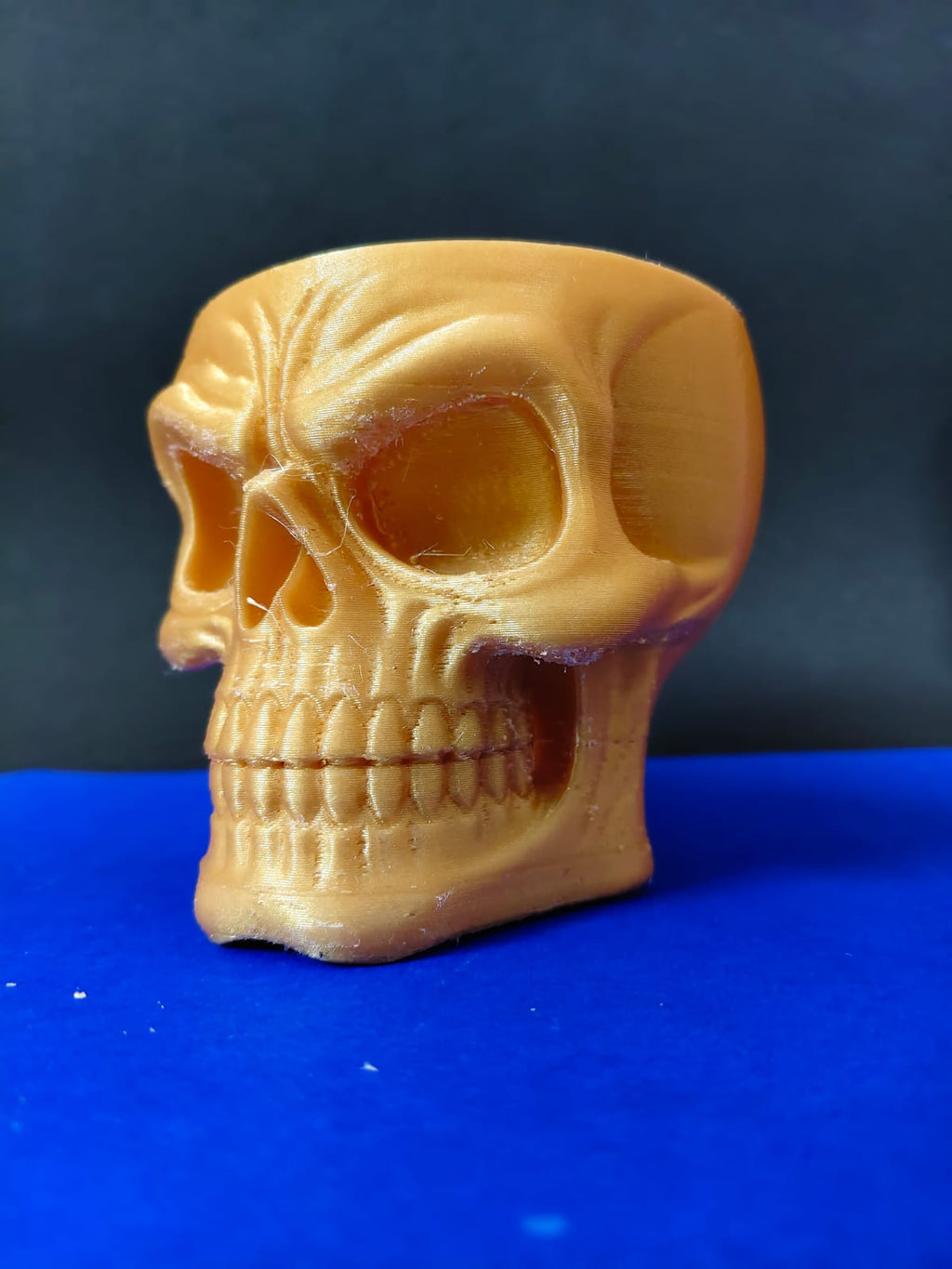 3D Printed Skull Pen Stand | Creative Stationery Holder.