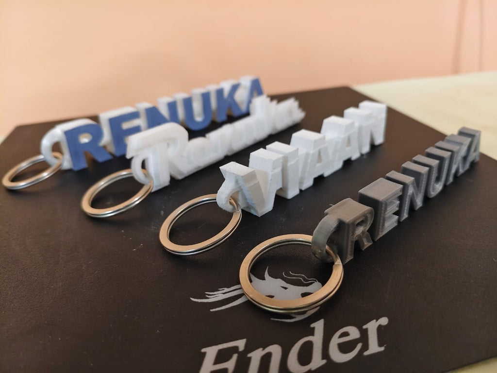 🔑 3D Printed Customized Name Keyring | Personalized Keychain Gift