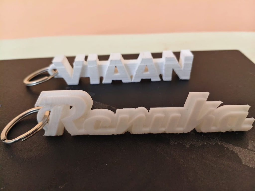 🔑 3D Printed Customized Name Keyring | Personalized Keychain Gift