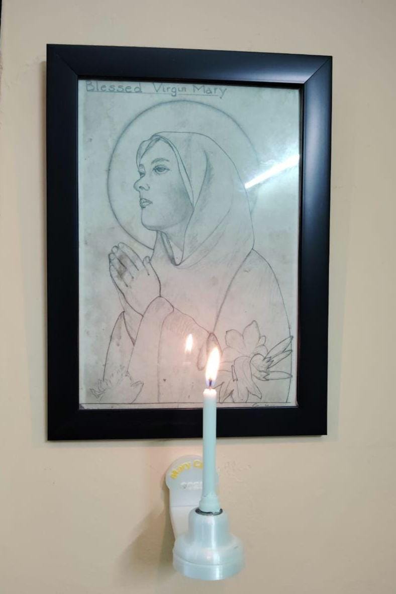 Home Altar Candle Stand – 3D Printed by Phoenix Homecare
