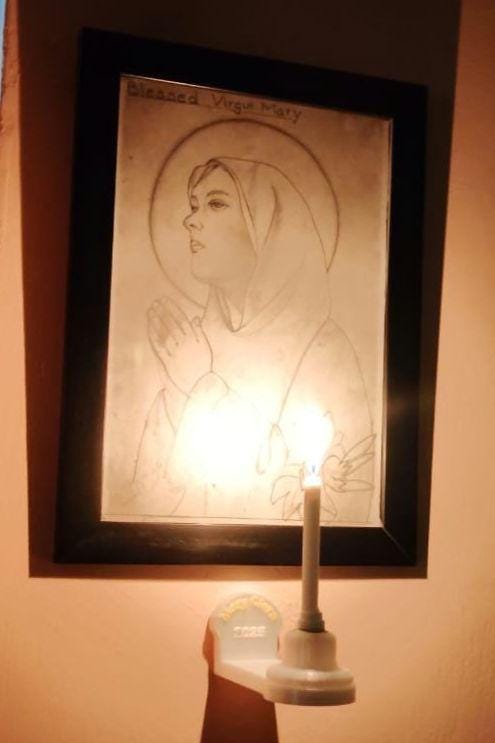 Home Altar Candle Stand – 3D Printed by Phoenix Homecare